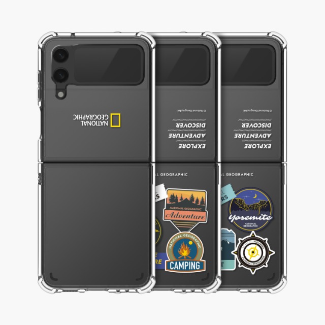 Nat Geo Crystal Clear Case(Galaxy Z Flip3/4 Series)