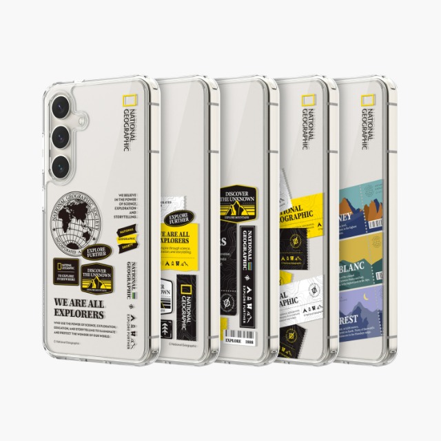 National Geographic Crystal Clear Wappen Case V2(Galaxy S24 Series)
