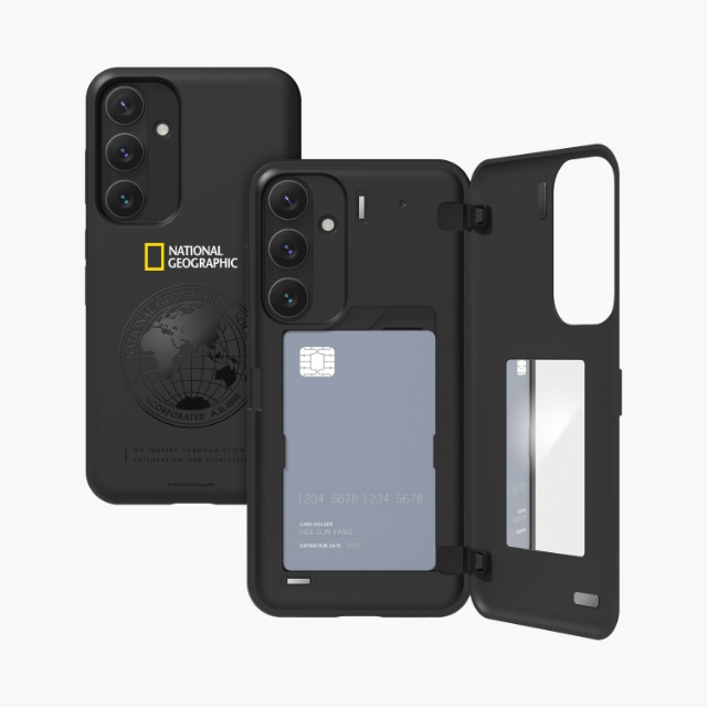 National Geographic Global Seal Card Door Bumper Case(Galaxy S24 Series)